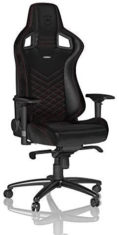 Žaidimų kėdė Noblechairs EPIC PU-Leather Gaming Chair, Juoda-raudona