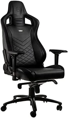 Žaidimų kėdė Noblechairs EPIC PU-Leather Gaming Chair, Juoda-mėlyna
