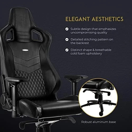 „noblechairs EPIC“ tikros odos žaidimų kėdė – juodas