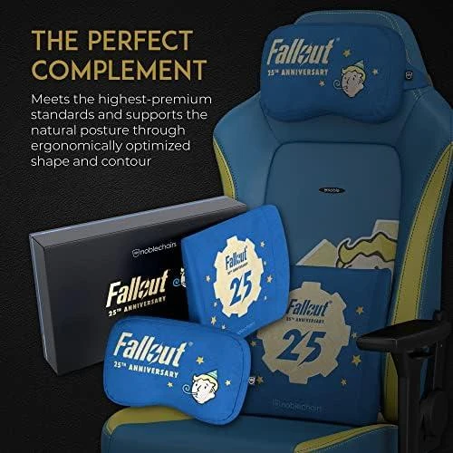 „noblechairs“ atminties putų pagalvių rinkinys – „Fallout“ 25-mečio jubiliejaus leidimas