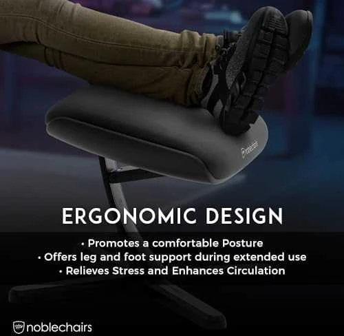 noblechairs Footrest 2 – Juodas Edition