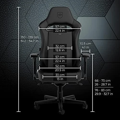 „noblechairs HERO ST“ žaidimų kėdė – „Juodas leidimas“