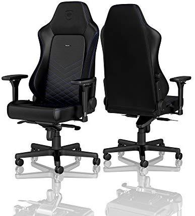 Žaidimų kėdė Noblechairs HERO PU-Leather Gaming Chair, Juoda-mėlyna