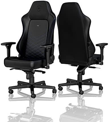 Žaidimų kėdė Noblechairs HERO PU-Leather Gaming Chair, Juoda-mėlyna