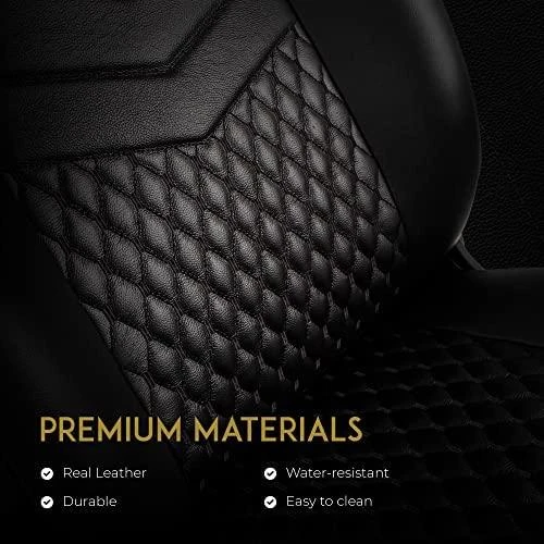 Žaidimų kėdė Noblechairs ICON Real Leather Gaming Chair, Juoda