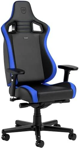 Žaidimų kėdė Noblechairs EPIC Comapct Gaming Chair, Juoda/Carbon/Mėlyna