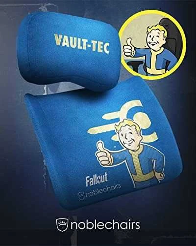 Žaidimų kėdės pagalvėlių rinkinys Noblechairs Fallout Vault-Tec Edition Memory Foam Pillow Set, tinka EPIC/ICON/HERO