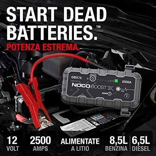 Automobilio Užvedimo Įrenginys - NOCO GBX75 2500A Benzininiams Varikliams iki 8.5L ir Dyzeliniams iki 6.5L