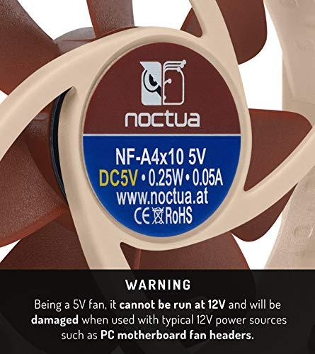 Noctua NF-A4x10 5V Kompiuterio dėklas Fan 4 cm rusvai gelsvas, Brown