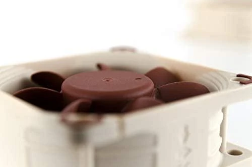 Noctua NF-A6X25 FLX kompiuterio aušinimo sistema Klasės kompiuteris Ventiliatorius 6 cm Rudas
