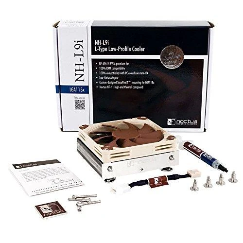 Procesoriau Aušintuvas - Noctua Nh-l9i 9.2cm kreminės/sidabrinės spalvos