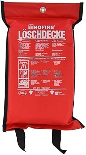 No Fire NOFIRE Löschdecke NO 160x180 POLY 1C im Polybag