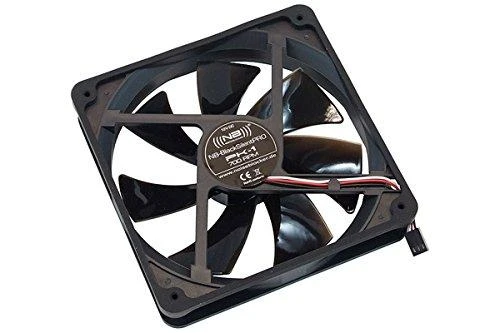 Noiseblocker juodos spalvosSilent Pro korpuso ventiliatoriusPK2 – 140mm