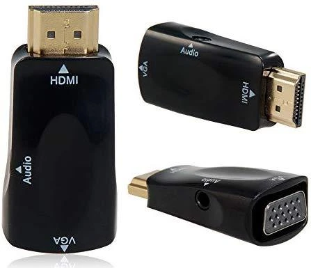HDMI į VGA adapteris su audio jungtimi