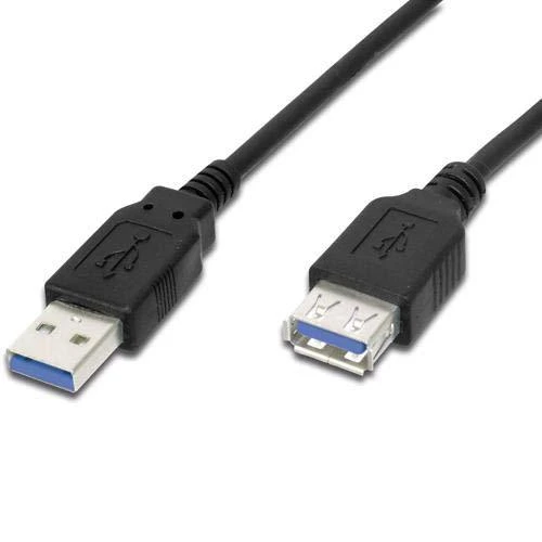 Kabelis USB PremiumCord USB-A - USB-A 1 m Juodas (ku3paa1bk)
