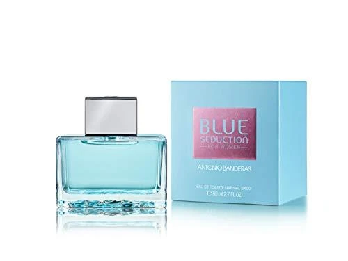 Antonio Banderas Mėlyna Seduction EDT tualetinis vanduo moterims, 80 ml