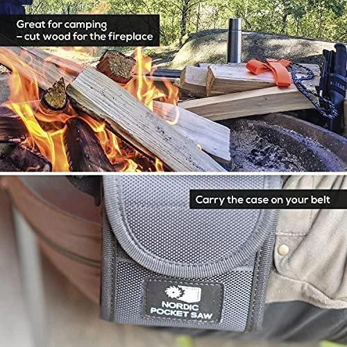 Lemvigh Muller Nordic Pocket Saw Prailgintas žalias