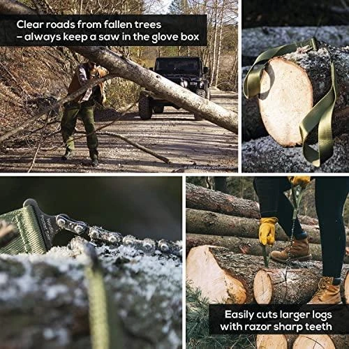 Lemvigh Muller Nordic Pocket Saw Prailgintas žalias