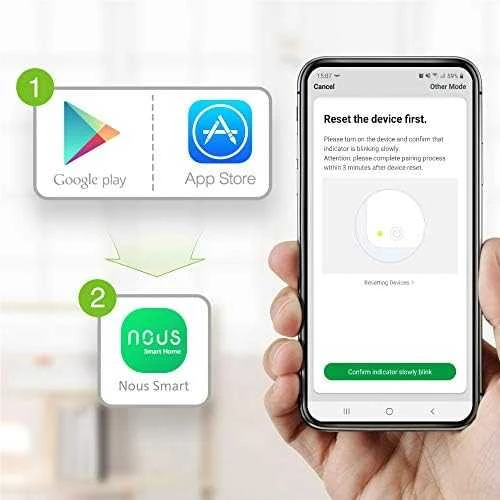 Skaitmeninės LED juostos komplektas su Wi-Fi valdikliu ir maitinimo šaltiniu, RGB IC, 10m, 36W, TUYA / Smart Life, NOUS