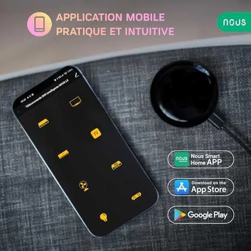 Universalus Wi-Fi IR nuotolinis pultelis L5, TUYA / Smart Life, NOUS