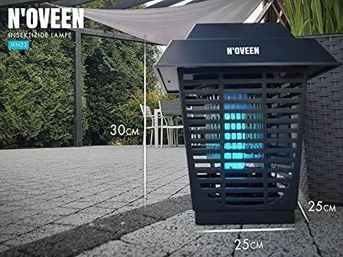 Pakabinamas šviestuvas Vabzdžių Naikinimo Lempa - N'OVEEN IKN22 IPX4 22 W 130 m² Juoda