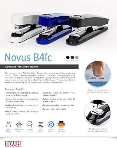 Zszywacz Novus Mėlyna B4FC 24/6 (020-1468 NO)