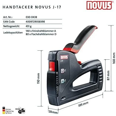 Rankinis kabių pistoletas NOVUS J-17