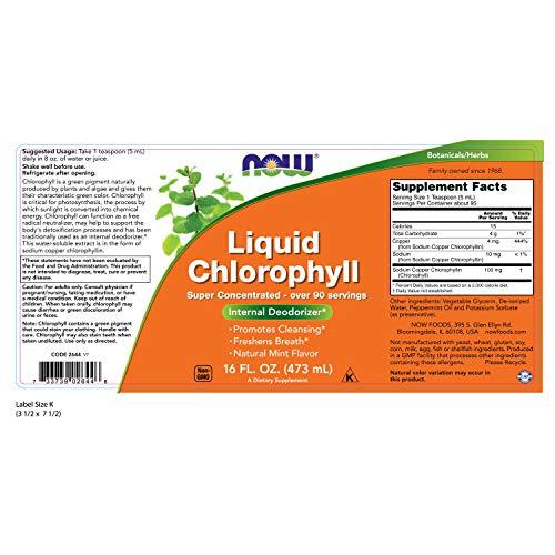 Now Foods NOW Liquid Chlorophyll 473 ml. (skystas chlorofilas)