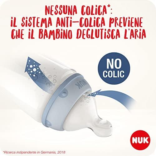 NUK starto rinkinys, buteliukai 2x 150ml 2x300ml 0-6 mėn.