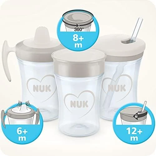 NUK Puodelis mokymuisi gerti Magic Cup 360° gerimo kraštas 230ml mėlyna