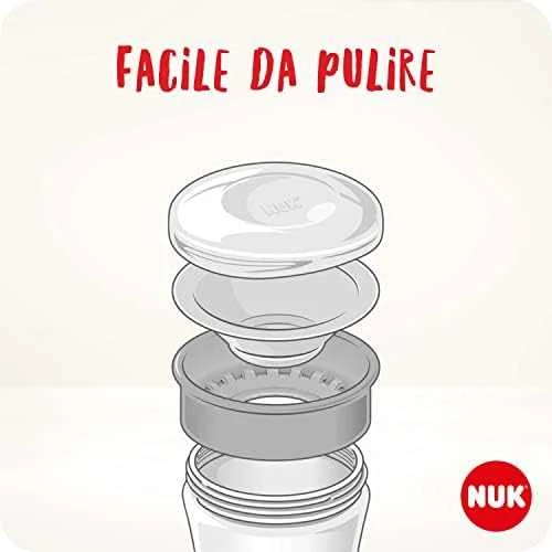 NUK Puodelis Magic Cup 360° geriamasis kraštas 230ml raudona