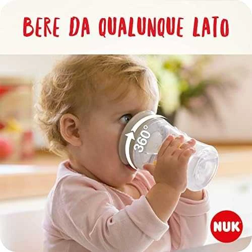 NUK Puodelis Magic Cup 360° geriamasis kraštas 230ml raudona