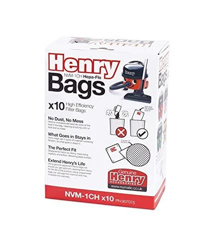 Dulkių maišeliai Numatic HEPA-FLO NVM1CH 10vnt. Henry/James siurbliams