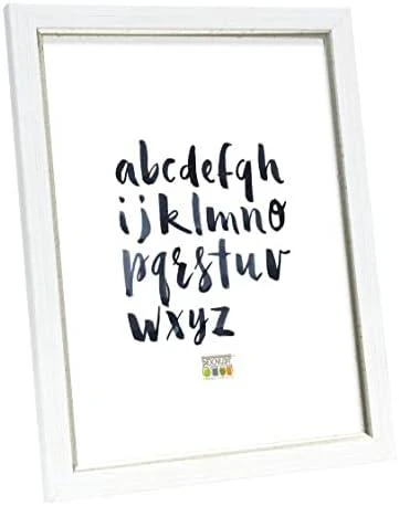 Nuotraukų rėmelis Deknudt S46AF1 30x40 Derva balta w. sidabras