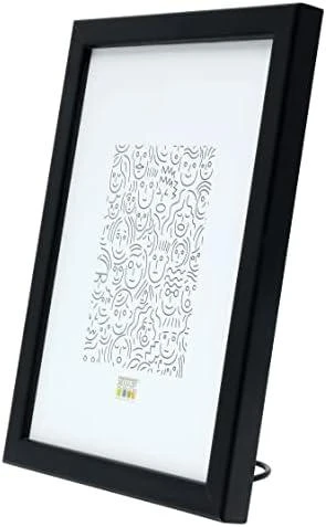 Nuotraukų rėmelis Deknudt S41JL2 DIN A4 21x29,7 Mediena juoda