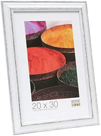 Nuotraukų rėmelis Deknudt S221H3 13x18 medinis baltas 