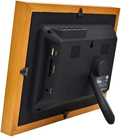 Nuotraukų rėmelis Kodak LED HD 7" RDPF-700W medinis šviesiai raudonas