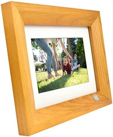 Nuotraukų rėmelis Kodak LED HD 7" RDPF-700W medinis šviesiai raudonas