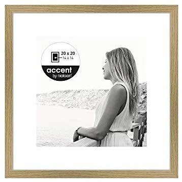 Nuotraukų rėmelis Nielsen Design Nielsen Aura ąžuolas 20x20 Mediena įsk. Passepartout 1115002