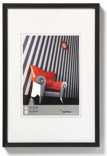 Nuotraukų rėmelis walther design AJ030B Chair 20x30cm aliuminio juodas