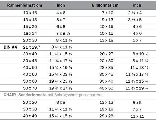 Nuotraukų rėmelis Walther AJ130S Chair 21x29.7cm aliuminio, sidabrinis