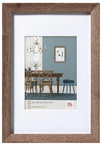 Nuotraukų rėmelis Walther Fiorito riešutmedis 20x30 Mediena su įsk. Passepartout EF030N