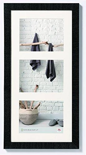 Nuotraukų rėmelis walther design HO338B Home 3X 13x18cm, medinis, juodas