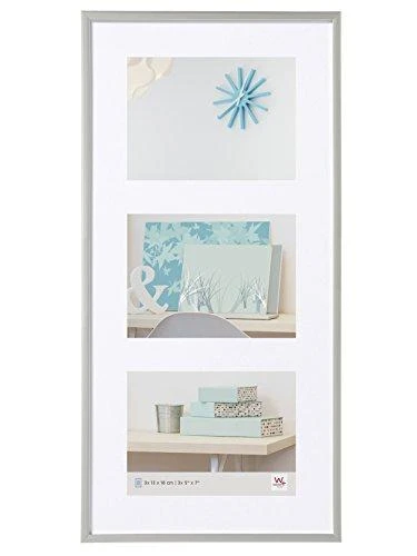Nuotraukų rėmelis Walther New Lifestyle 3x13x18 Resin Gallery sidabrinis KV338S