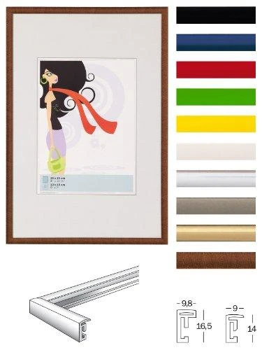 Nuotraukų rėmelis walther design KV040B New Lifestyle 30x40cm juodas