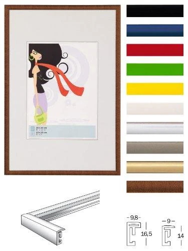 Nuotraukų rėmelis walther design KV040S New Lifestyle 30x40cm sidabrinis