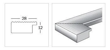 Nuotraukų rėmelis Walther design HI030B Grado 20x30cm medinis, juodas