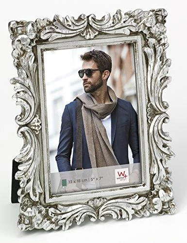 Nuotraukų rėmelis Walther Saint Germain 13x18 Resin Portretas sidabrinis. QS318S
