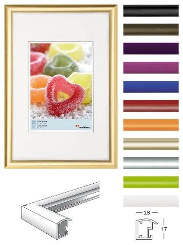 Nuotraukų rėmelis walther design KP045B Trendstyle 30x45cm juodas
