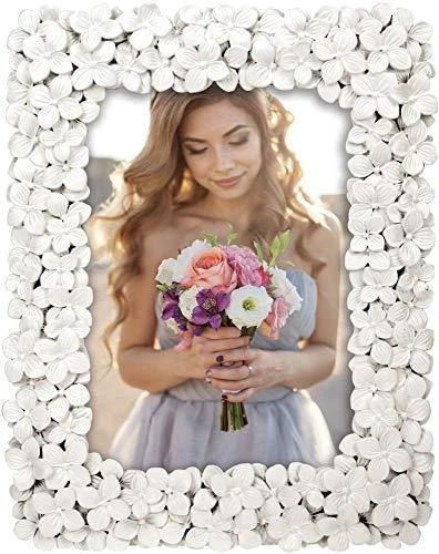 Nuotraukų rėmelis ZEP Blumen 15x20 dervos portretas baltas EE9468